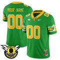 Oregon Ducks 2024 Forever Gang Green Custom Jersey - All Stitched - Youth, Green