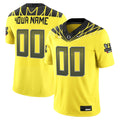 Oregon Ducks 2025 Vapor Limited Custom Jersey V2 - All Stitched - Youth, Yellow