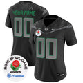 Oregon Ducks Rose Bowl Patch Vapor Limited Custom Jersey V2 - All Stitched - Women, Black