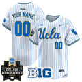UCLA Bruins 2025 World Series Vapor Premier Limited Custom Jersey - All Stitched - Men, Pinstripe