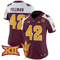 Women's Arizona State Sun Devils 2024 Vapor Limited Jersey - All Stitched - Maroon Alternate, Pat Tillman