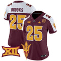 Women's Arizona State Sun Devils 2024 Vapor Limited Jersey - All Stitched - Maroon Alternate, DeCarlos Brooks