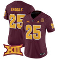 Women's Arizona State Sun Devils 2024 Vapor Limited Jersey - All Stitched - Maroon, DeCarlos Brooks