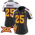 Women's Arizona State Sun Devils 2024 Vapor Limited Jersey - All Stitched - Black Alternate, DeCarlos Brooks