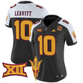 Women's Arizona State Sun Devils 2024 Vapor Limited Jersey - All Stitched - Black Alternate, Sam Leavitt