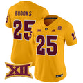 Women's Arizona State Sun Devils 2024 Vapor Limited Jersey - All Stitched - Gold, DeCarlos Brooks