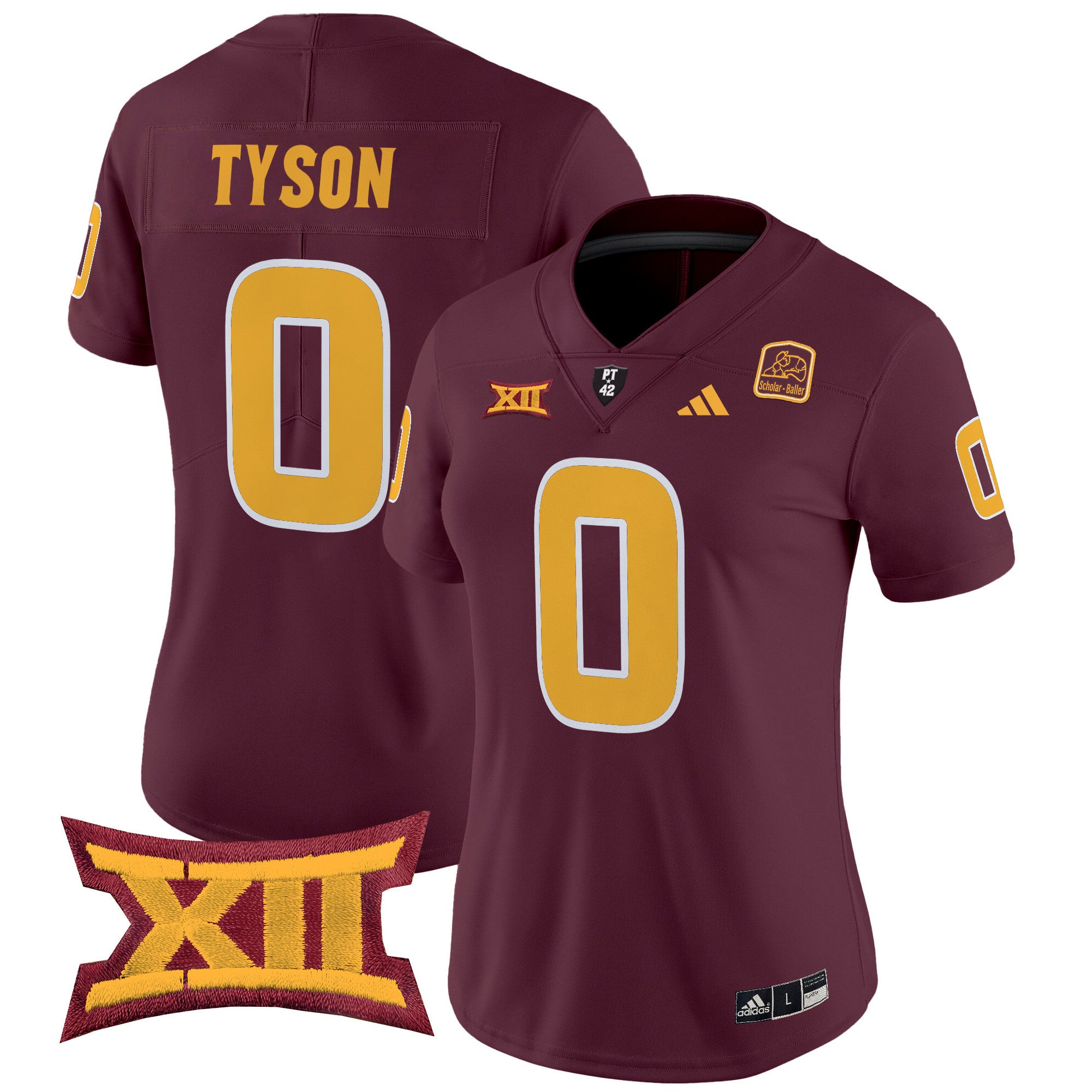 Women's Arizona State Sun Devils 2024 Vapor Limited Jersey - All Stitched - Maroon, Jordyn Tyson