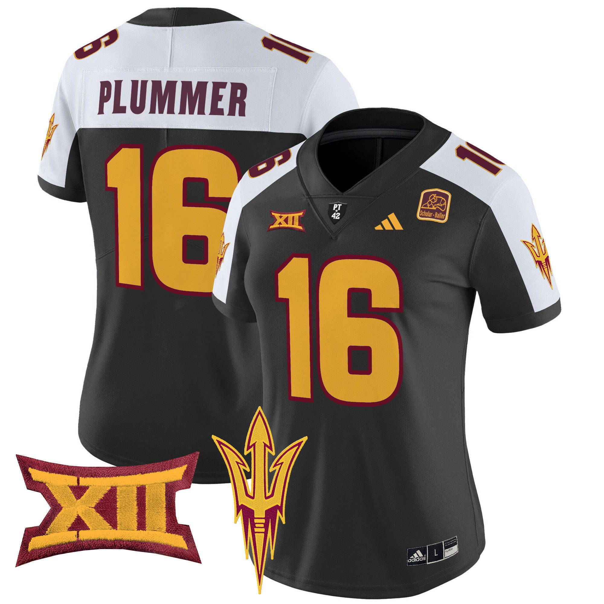Women's Arizona State Sun Devils 2024 Vapor Limited Jersey - All Stitched - Black Alternate, Jake Plummer