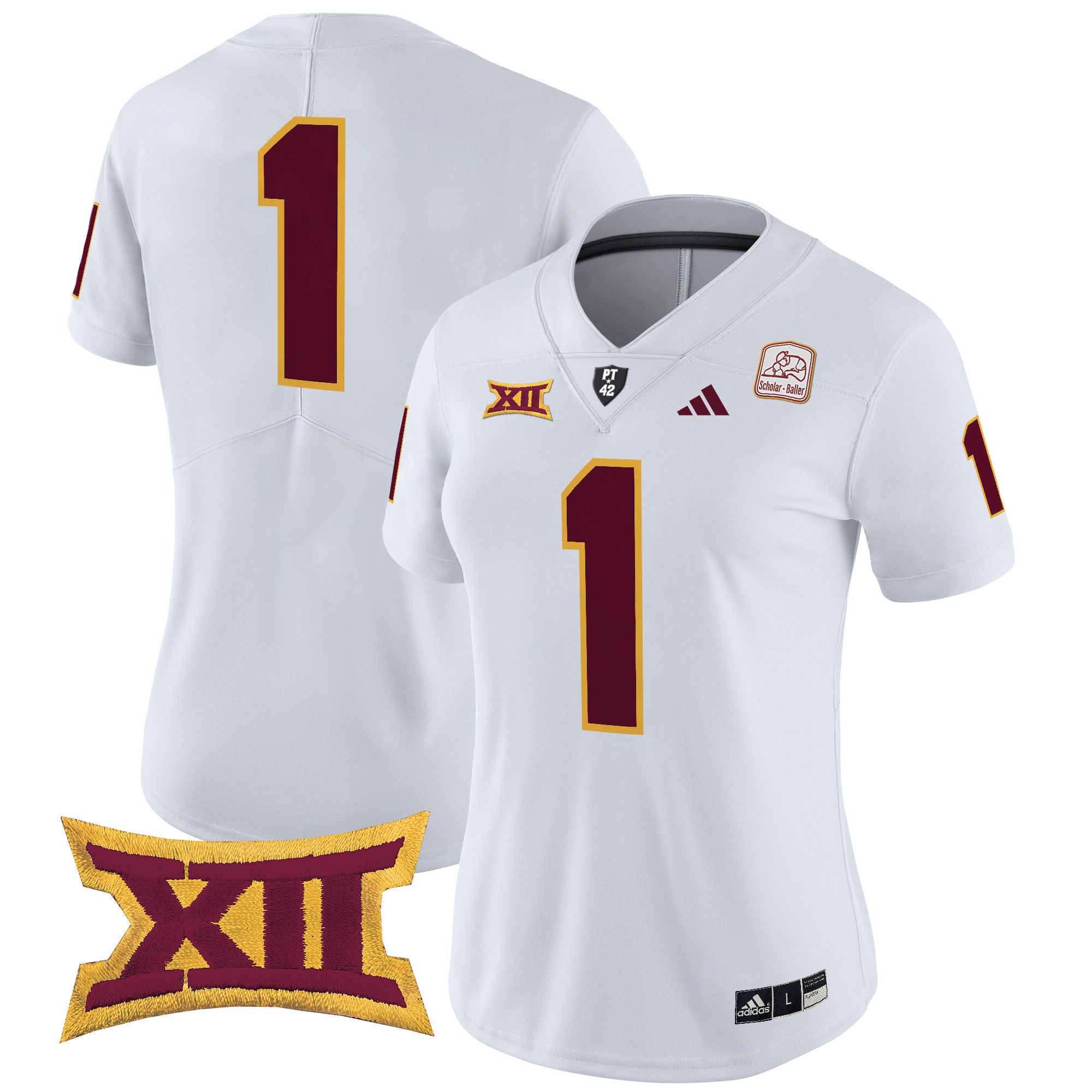 Women's Arizona State Sun Devils 2024 Vapor Limited Jersey - All Stitched - White, #1 Team