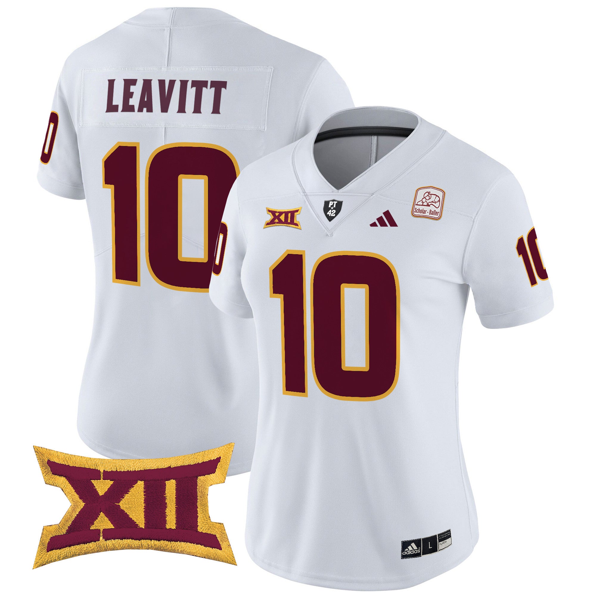 Women's Arizona State Sun Devils 2024 Vapor Limited Jersey - All Stitched - White, Sam Leavitt
