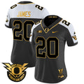 Women's Oregon Ducks 2024 Forever Gang Green & BIG Patch Gold Vapor Limited Jersey - All Stitched - Alternate, Jordan James