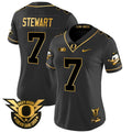 Women's Oregon Ducks 2024 Forever Gang Green & BIG Patch Gold Vapor Limited Jersey - All Stitched - Black Gold, Evan Stewart