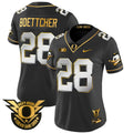 Women's Oregon Ducks 2024 Forever Gang Green & BIG Patch Gold Vapor Limited Jersey - All Stitched - Black Limited, Bryce Boettcher