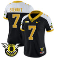 Women's Oregon Ducks 2024 Forever Gang Green & BIG Patch Vapor Limited Jersey - All Stitched - Black Alternate, Evan Stewart